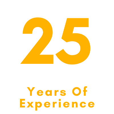 25 Years of experience in managed IT services.