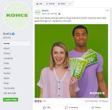 Kohls-Facebook-Page-Advertisement