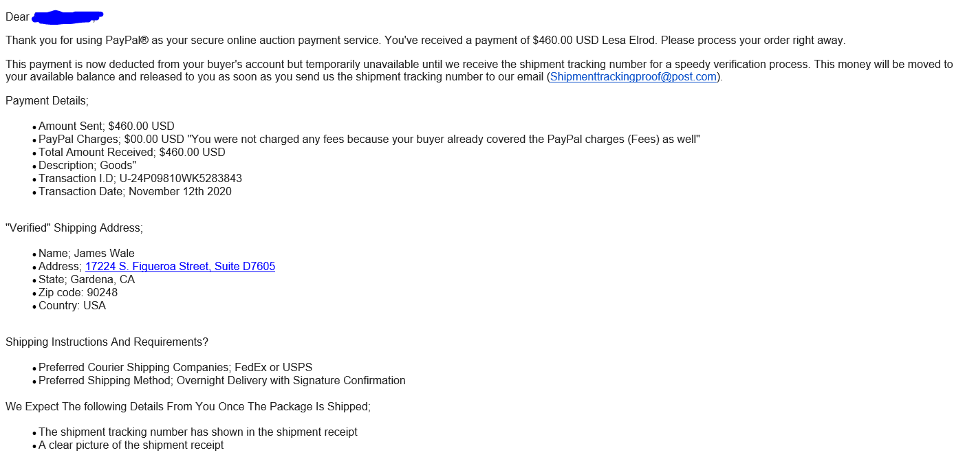 Paypal-Scam-email-body