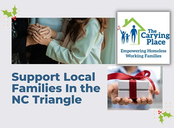 The caring place – Support Local Families in NC Triangle