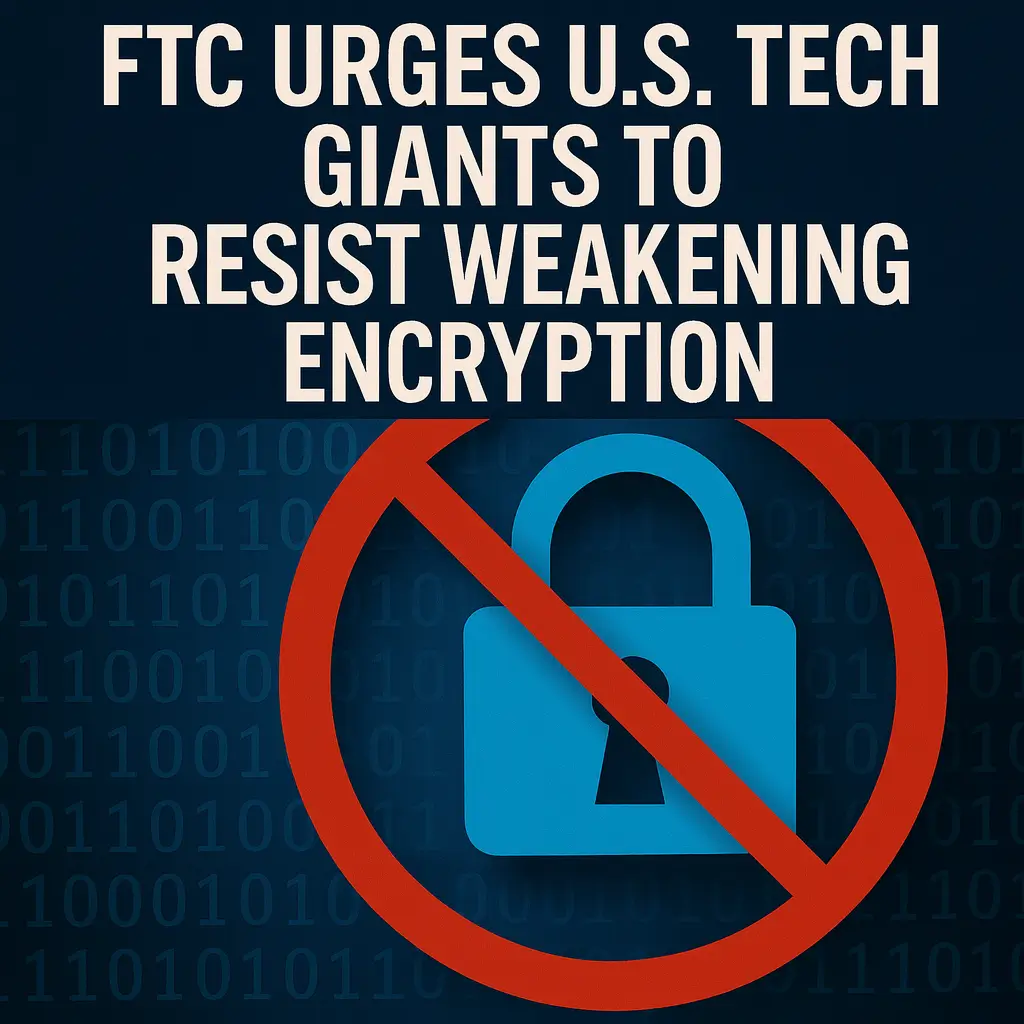 FTC Urges U.S. Tech Giants to Resist Weakening Encryption