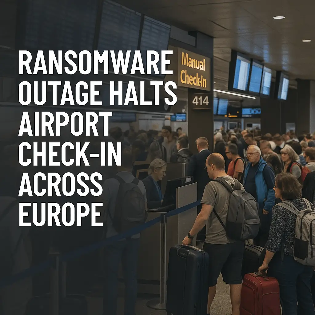 European airports hit by ransomware via Collins Aerospace vMUSE system