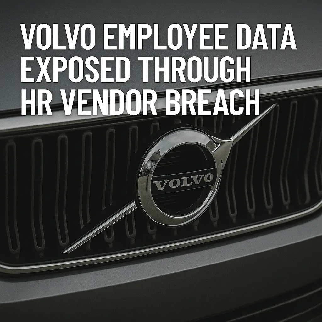 Volvo employee data exposed through HR vendor breach (Miljödata)