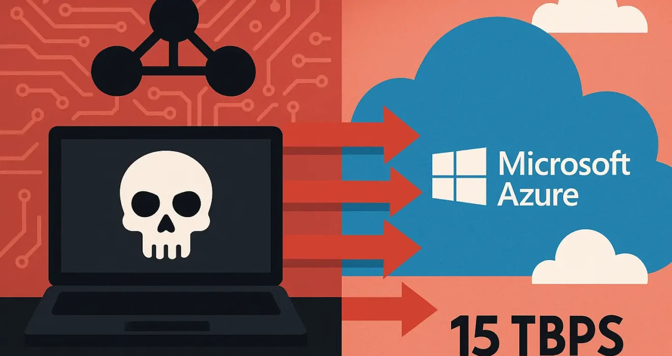 Aisuru Botnet Launches Massive 15 Tbps DDoS Attack on Azure