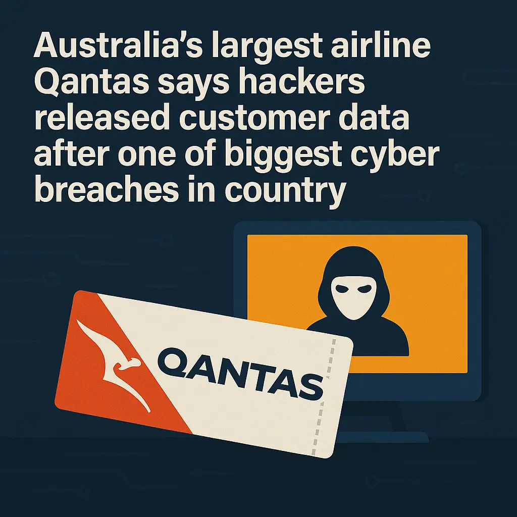 Australia’s largest airline Qantas says hackers released customer data after one of biggest cyber breaches in country