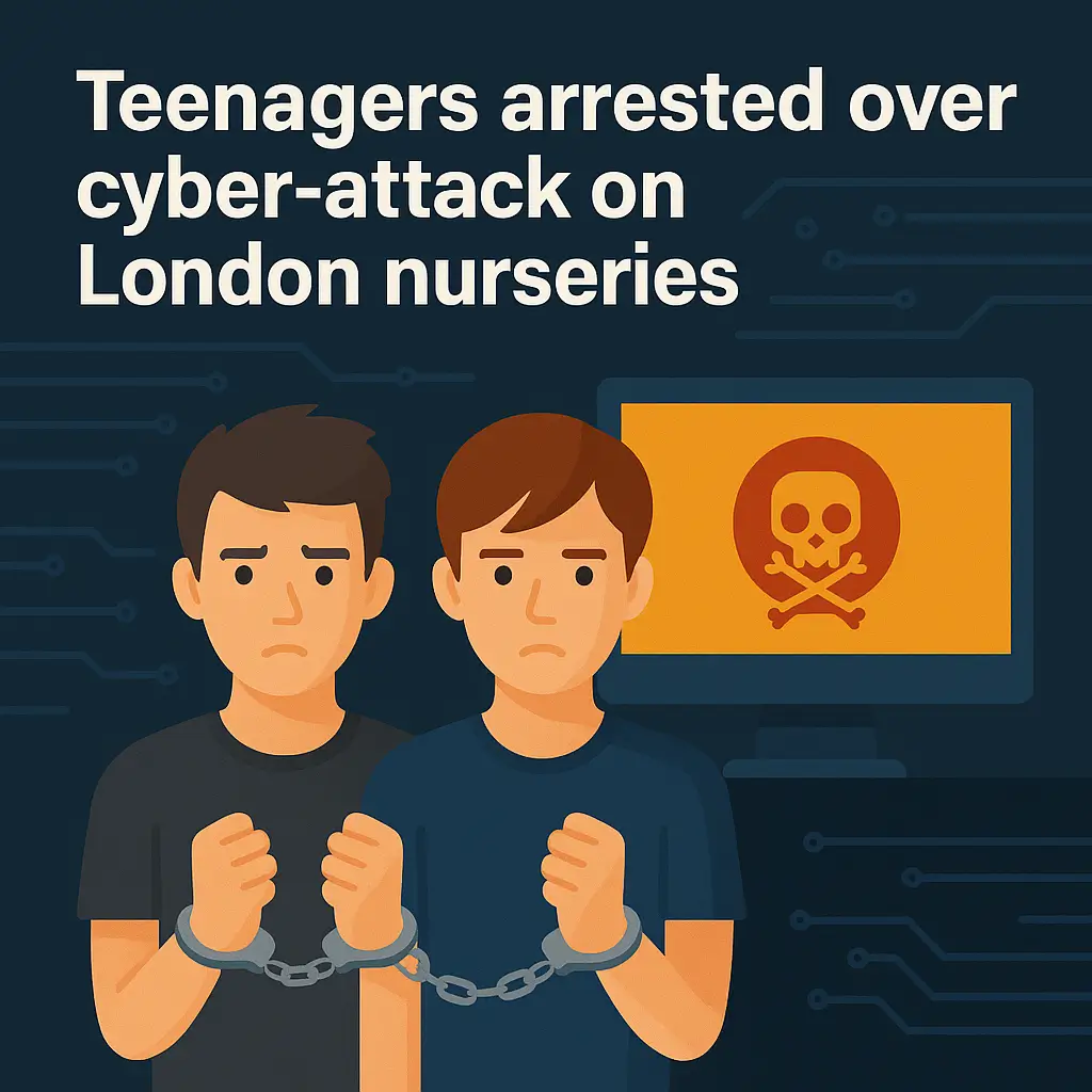 Teenagers arrested over cyber-attack on London nurseries