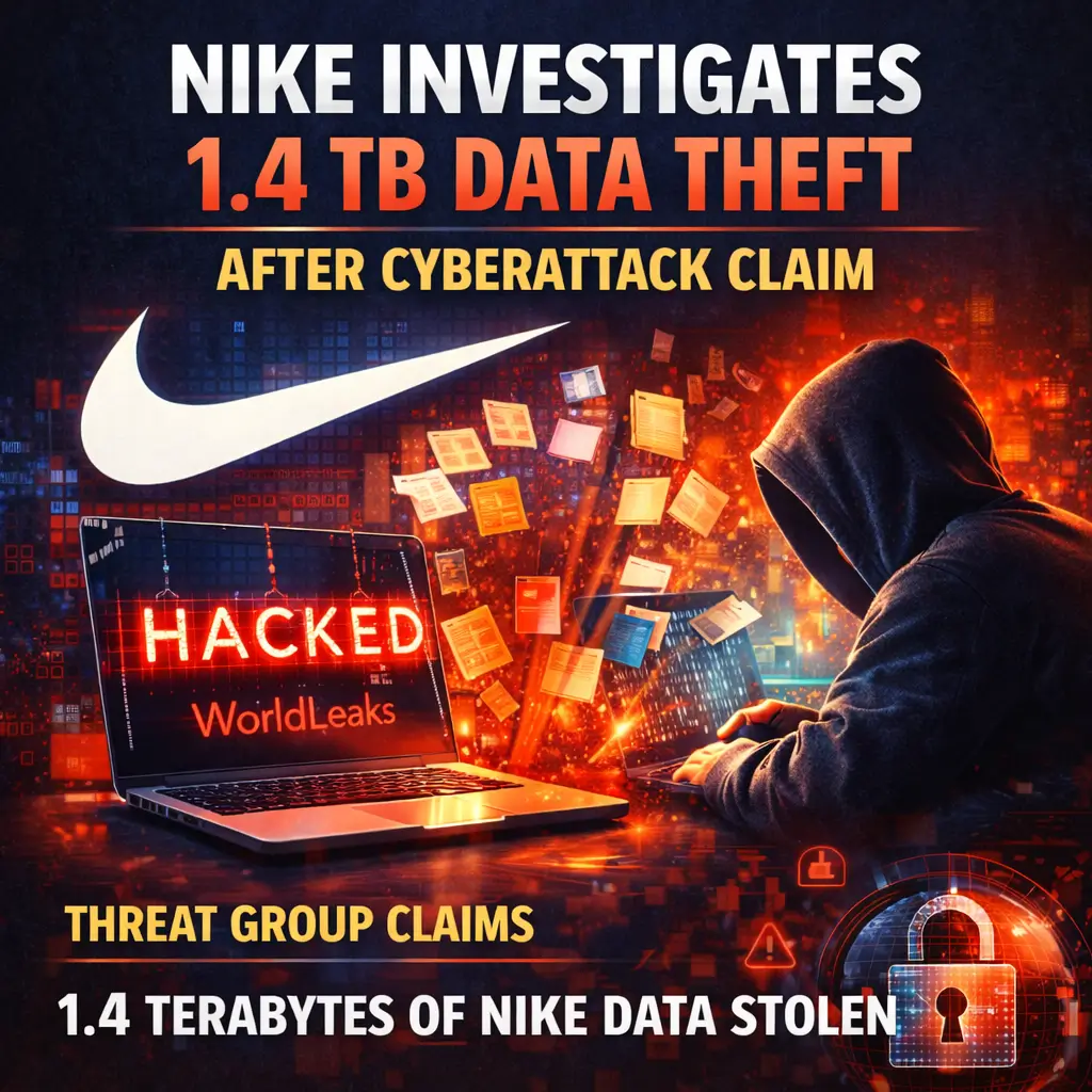Nike Investigates 1.4 TB Data Theft After Cyberattack Claim