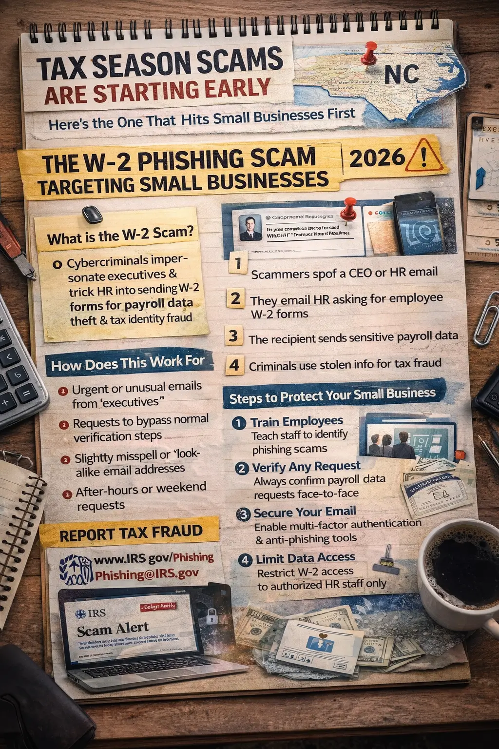 All about Tax Season Scams North Carolina