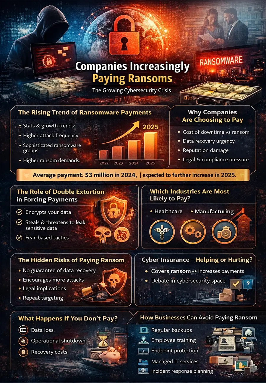 All about Companies Increasingly Paying Ransoms