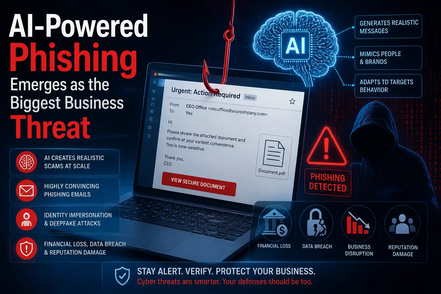 AI-Powered Phishing Emerges as the Biggest Business Threat