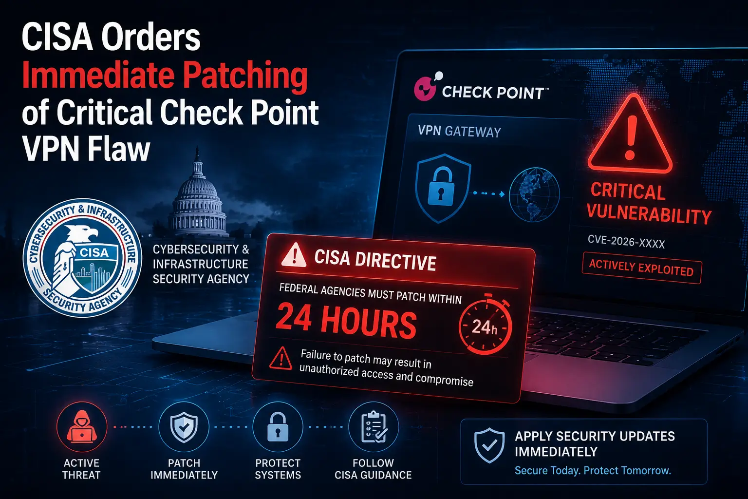 CISA Orders Immediate Patching of Critical Check Point VPN Flaw