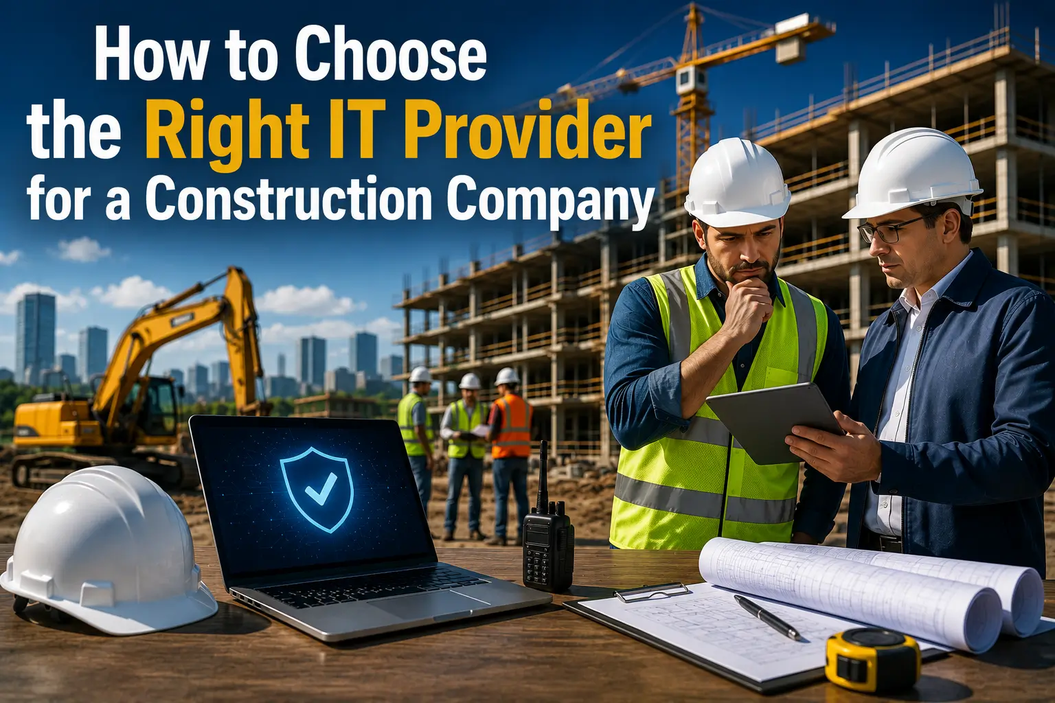 How to Choose the Right IT Provider for a Construction-Company