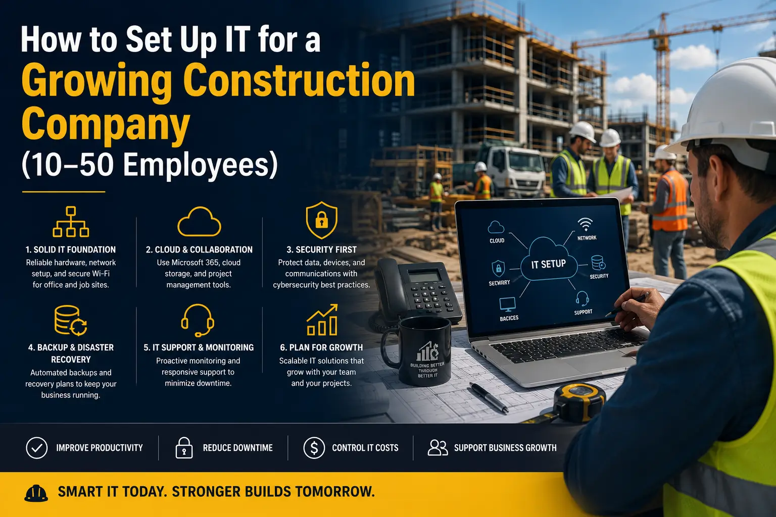 How to Set Up IT for a Growing Construction Company