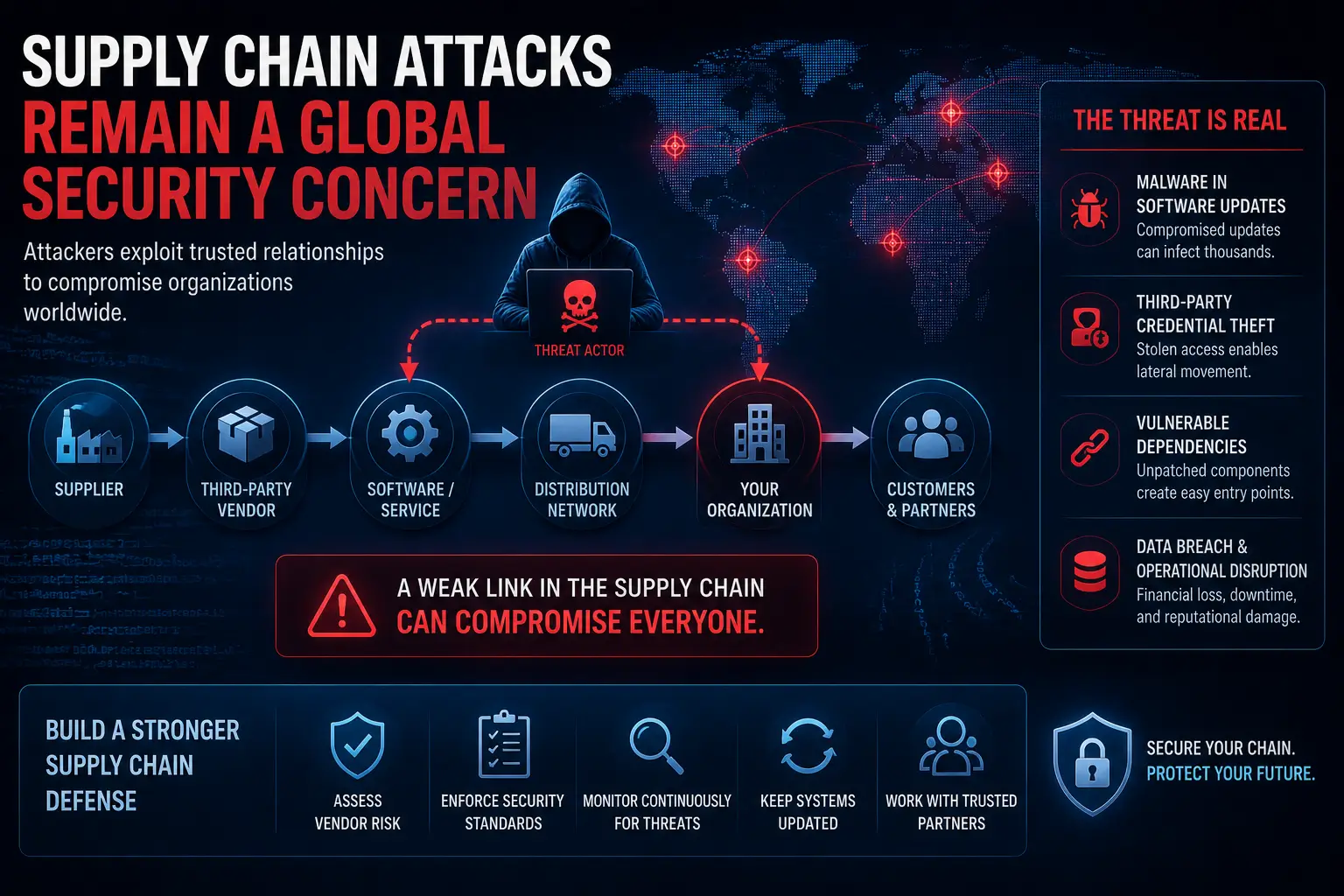 Supply Chain Attacks Remain a Global Security Concern