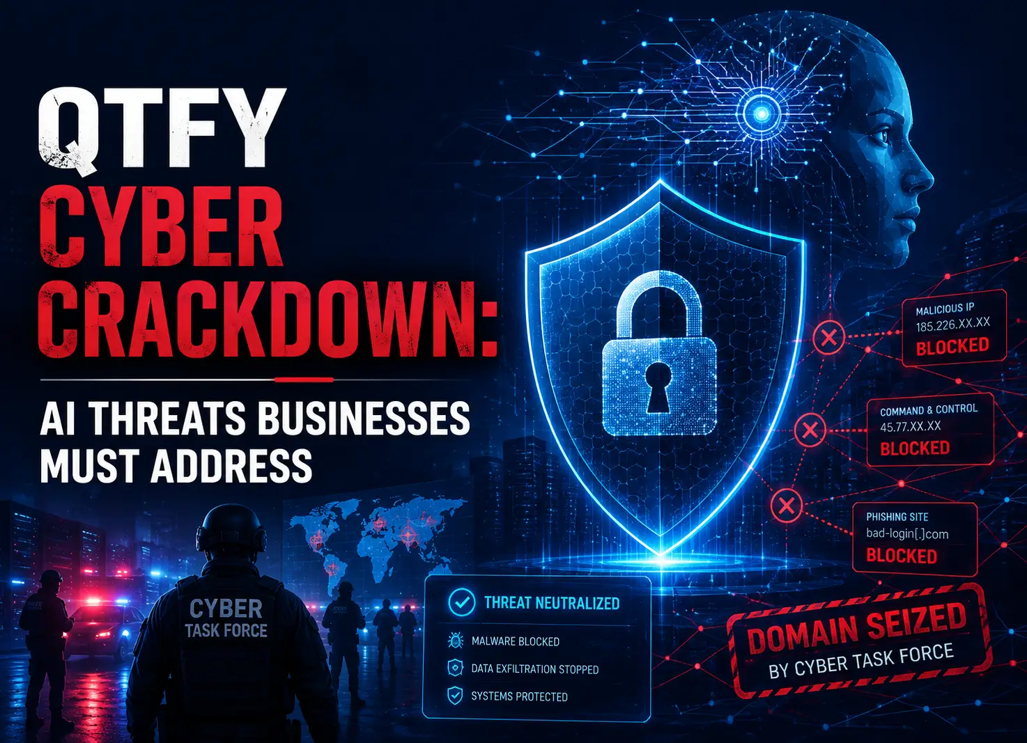 QTFY Cyber Crackdown AI Threats Businesses Must Address