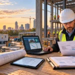 Golden-Hour Construction Site Planning
